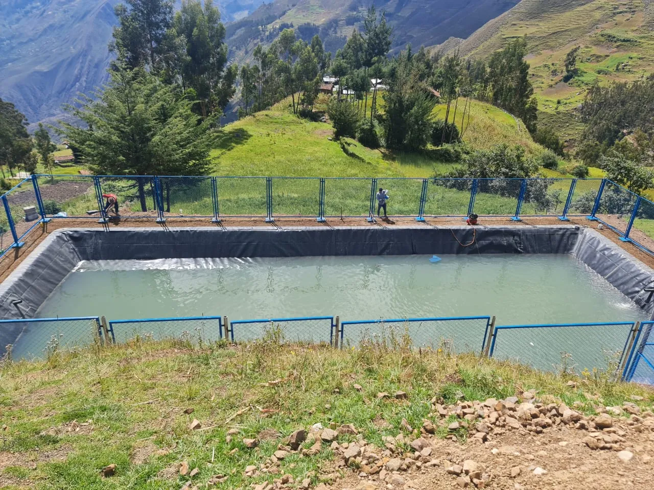 Vista general de la infraestructura de almacenamiento de agua