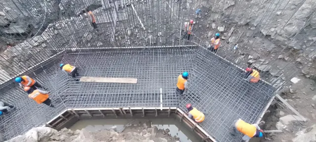 Colocación de acero de refuerzo