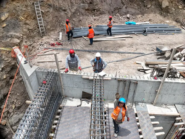 Trabajos en los elementos de concreto armado